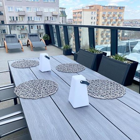 Hanza Tower Apartament Premium Plus Szczecin Bagian luar foto