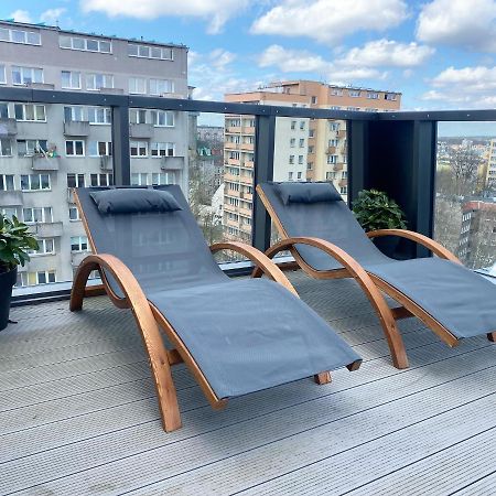 Hanza Tower Apartament Premium Plus Szczecin Bagian luar foto