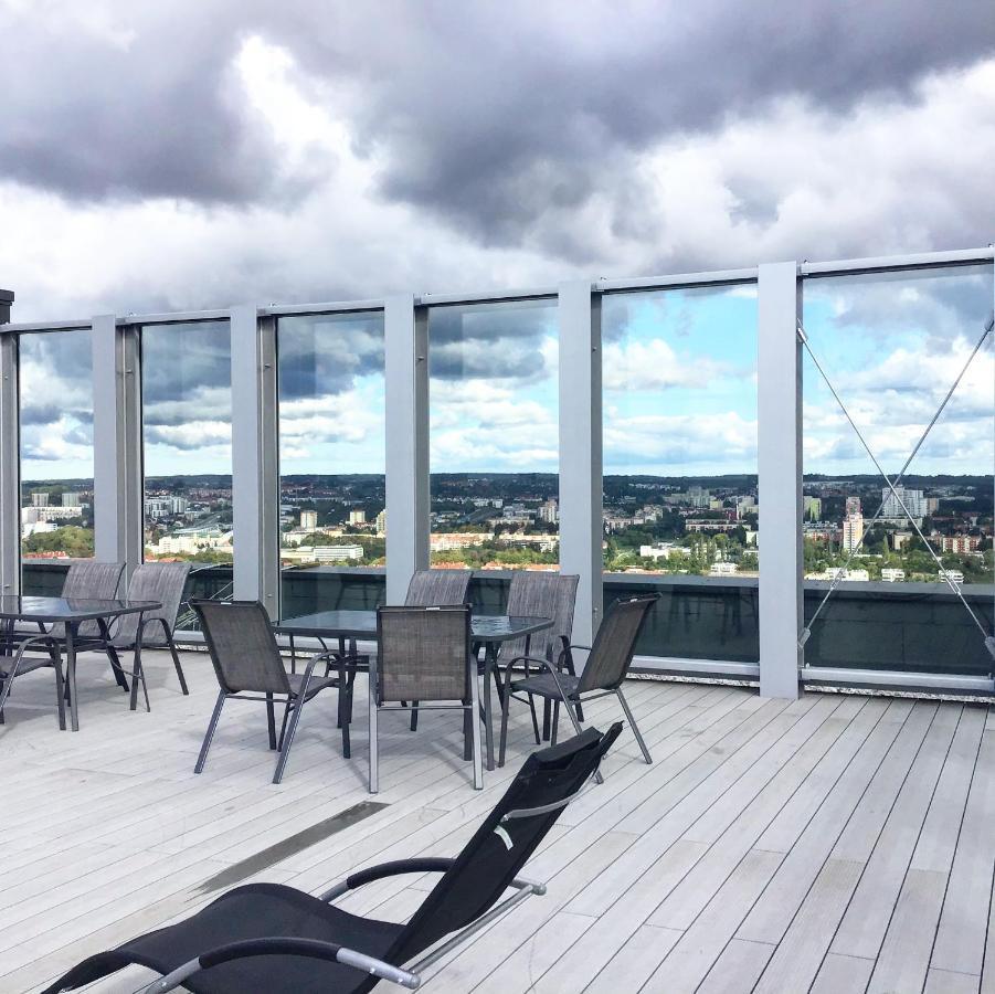Hanza Tower Apartament Premium Plus Szczecin Bagian luar foto