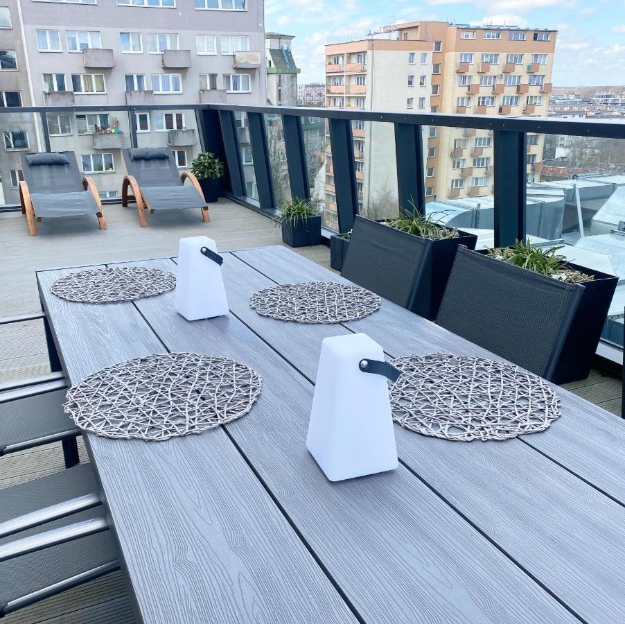 Hanza Tower Apartament Premium Plus Szczecin Bagian luar foto