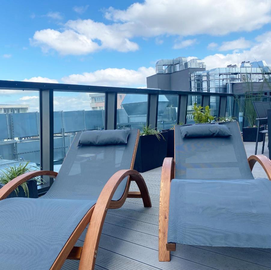 Hanza Tower Apartament Premium Plus Szczecin Bagian luar foto